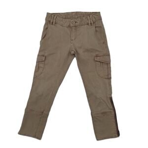 GAP Kids khaki flap pocket skinny stretch cargo pants